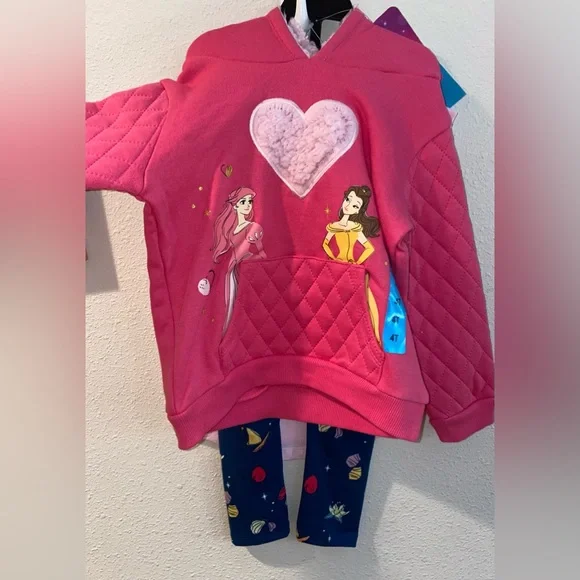 Disney Princess Girls 3 Piece Set Size 4T New - Picture 5 of 10